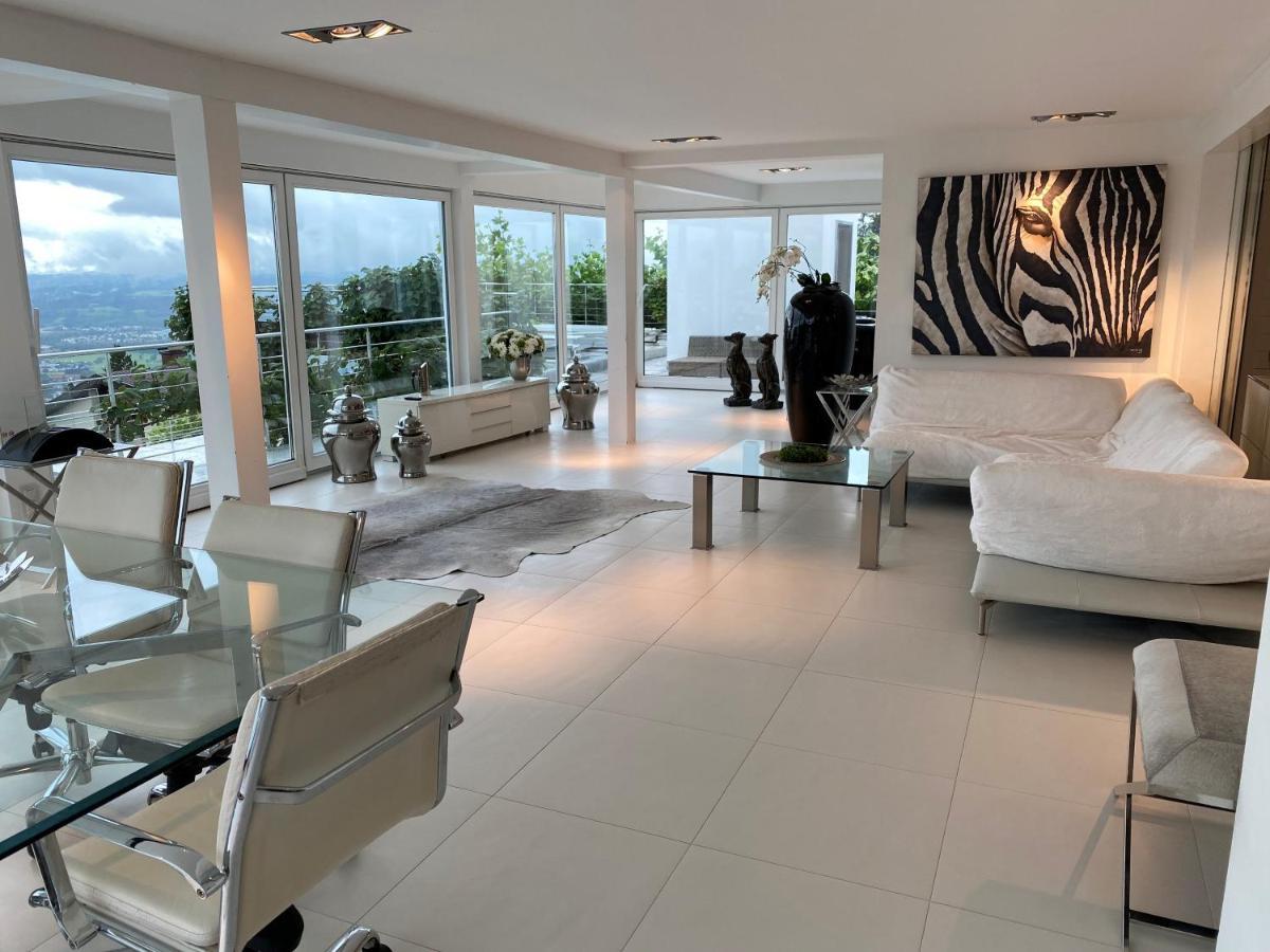 Villa Uber Dem Bodensee - Hauptwohnung 로하우 외부 사진